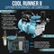 Cool Runner II Dual Fan Air Compressor System Kit with Master Elite Plus Elite Level Performance Airbrush Set, 6 Acrylic Paint Colors